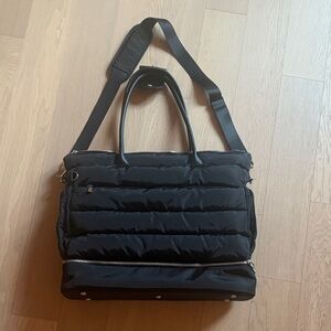 Stylish Black Weekender Bag